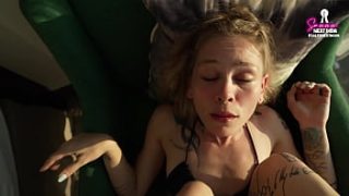 Blonde Bimbo Pounded Hard in Her Red Converse Kicks