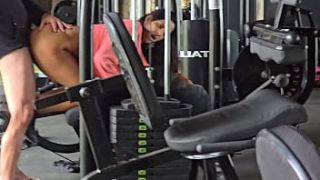 Pounding that hot brunette Kel Macettare at the condo’s gym.