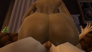 Mayor’s Midnight Pleasure: A Busty Granny’s Secret Booty Call in Sims 4