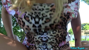 Public Agent: Georgie Lyall Strips Down and Fucks Outdoors in a Risky Public Spot