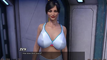 Plotting a Downward Dog Session with a Busty Brunette Space Babe