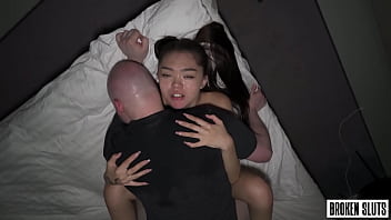 Brutal Creampie for a Petite Asian Slut