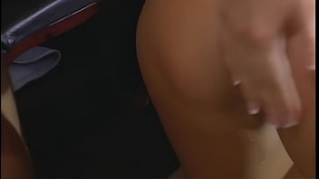 Sultry secretary with dark hair gets down and dirty