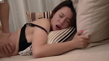 Sultry Asian temptress in seductive undergarments