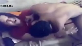 Hot Indian lovers getting steamy in bed