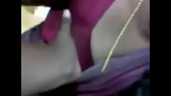 Tamil babe gets naughty, moaning while squeezing her tits