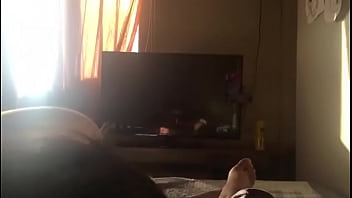 Sucking off an Asian girl