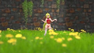 Sultry Blonde MMD Babe Strips Down in 3D Hentai Dance