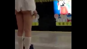 Asian Babe in China Publicly Removing Her Tampon on tightassdates.com