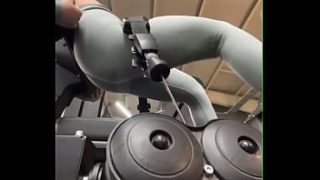 Drenched and Desperate: A Gym Session of Uncontrollable Release