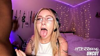 Snow bunny with a fat ass craving big black cock