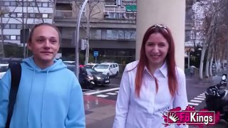 Filthy Foursome: Alice Biancci, Vanessa Colombiana, Lucia Bianco, and Redheaded Student Astrid Ortiz Get Pounded by FAKings