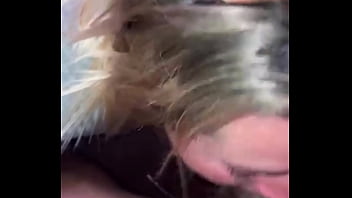 Ten Minutes of a Blonde Slut’s Deep Throat Obsession