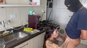Unplanned Kitchen Encounter: My Friend’s BBC Takes Me Raw