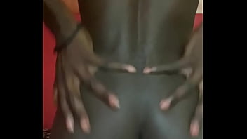 Slim stud strokes his massive cock