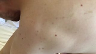 Hotel Whore: Asian MILF Gets Her Throat Filled by David’s Thick Cock