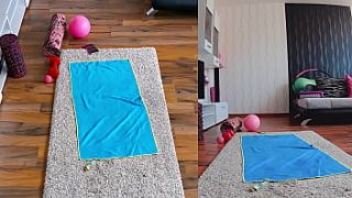 Sizzling Naked Yoga Duo Caught on Dual Cam – Get Ready to Get Wet!