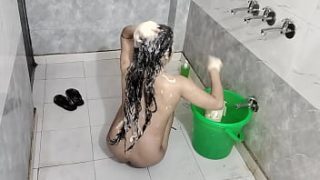 Steamy Shower Seduction with a Voluptuous Indian Bride
