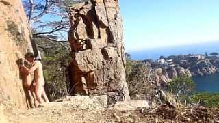 Passionate Amateur Duo Fucks Wild on a Public Trail