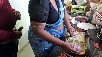Exposing myself and pleasuring in front of my Tamil maid, Kanika