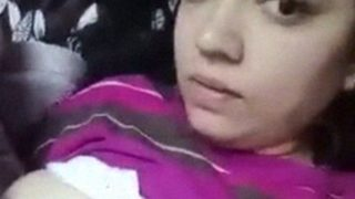 Curvy Indian teen flaunting her ample bosom