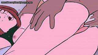 Giant Cock Pumps Ochaco’s Pussy Full of Cum, Milky Tits Overflow in My Hero Academia Cosplay Loop