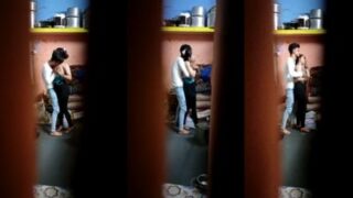 Naughty housewife sneaks next door for a steamy secret rendezvous in this desi affair
