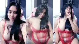 Shellaaa’s Fiery Red Lingerie Comeback: Sizzling and Ready for Action