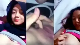 TikTok Hijabi Teen Babe Gets Wet and Wild