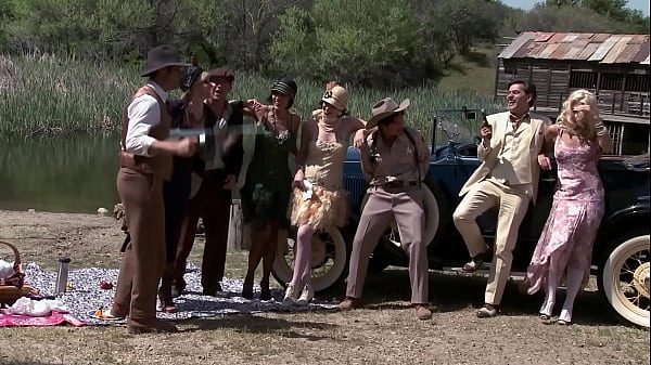 Bobbi Starr, Dylan Ryder, Julia Ann, and Natasha Marley’s Wild Outdoor Fuck Fest