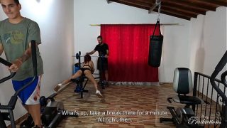 Gym Fuck Session with the New Girl Gretel Bridge and Dani Clark