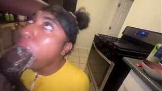My Freaky Stepsister’s a Thirsty Slut: Family Drama with This Hot Ebony Freak Who Sucks Dick Like a Goddess