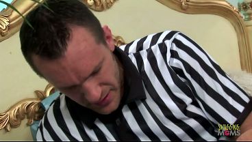 Referee and Soccer Mom Go Wild with Rough, Sweaty Sex After Practice