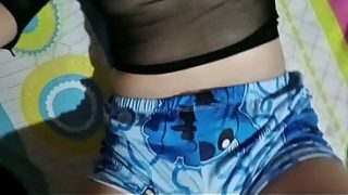 Colombian babe gets herself off and touches herself real good