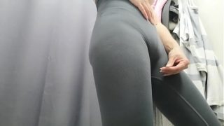 Peep Show: Russian Babe’s Big Tits and Hard Nipples in the Changing Room