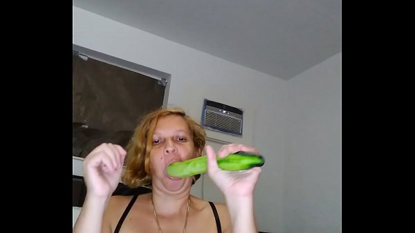 Double-Stuffed Ass with Cucumber