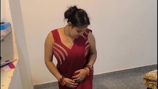 Unstoppable Hardcore Fucking in a Fiery Red Sari