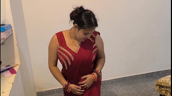 Unstoppable Hardcore Fucking in a Fiery Red Sari