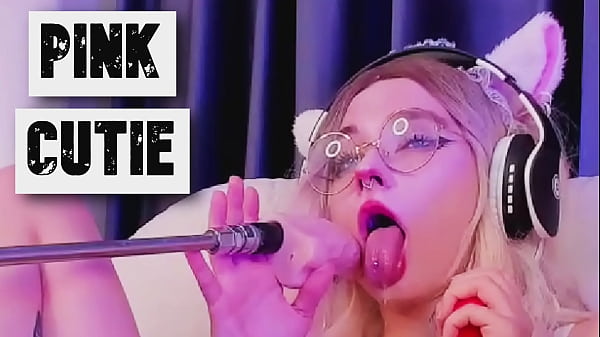 Juicy Pink Slut Ravaged by Relentless Fucking Machine