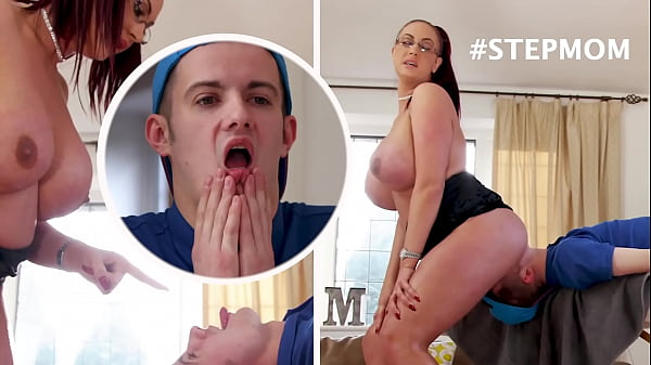Naughty Stepson Sam Bourne Gives His British MILF Stepmom Emma Butt a Sensual Full-Body Massage