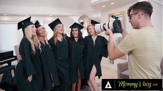Graduating MILFs Gangbang Their Photographer in a Wild Celebration