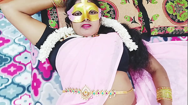 Desi bride’s forbidden first night with stepfather, whispering filthy Telugu lust.