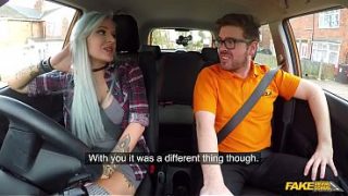 Double Penetration Drive: Alexxa Vice Takes Anal and Dildo in a Fake Driving Lesson