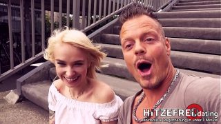 Caught in the Act: Blonde Babe Gets Publicly Ravished by Cops