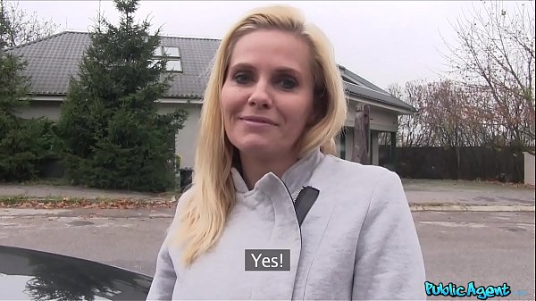 Busty Blonde MILF Secret Agent Takes Cash for a Wild Ride with a Random Stud