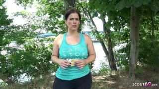 German Scout – Curvy BBW MILF Ready for Street Casting Fuck