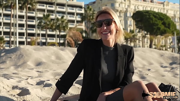 Anouk, the scorching blonde bombshell, rides a thick cock with wild abandon