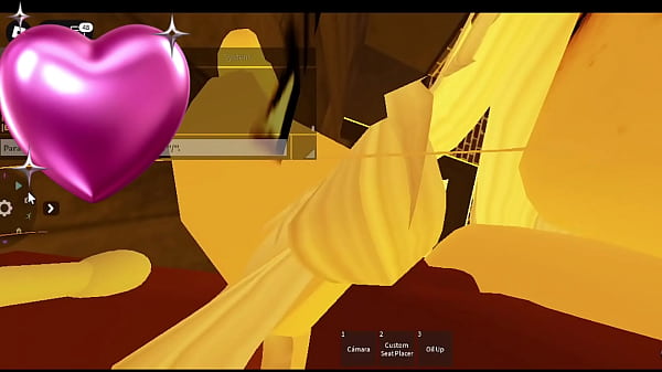 Snowbunny gets stretched by a massive BBC in Roblox