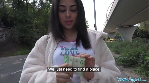 Naughty British Brunette Teen Blows and Rides a Massive Cock Outdoors After Narrowly Escaping a Runaway Fake Taxi