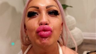 Skylar Xtreme’s Ultimate Face-fucking: Blonde Bimbo’s Lips Built For Deep Throat Gagging | Blowjob Compilation